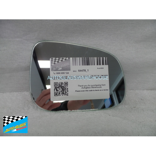 VOLVO S80 A SERIES YV1AS - 1/2007 to 12/2016 - 4DR SEDAN - DRIVERS - RIGHT SIDE MIRROR - FLAT GLASS ONLY - 160MM x 1220MM - NEW