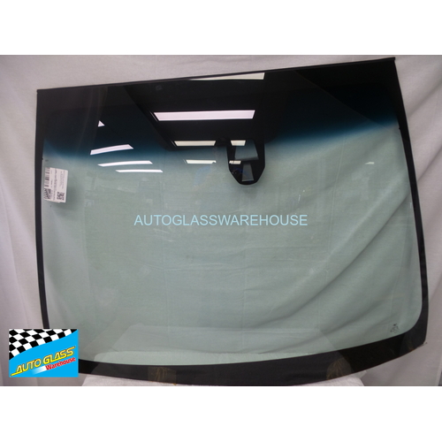 HONDA JAZZ GK -  8/2014 to 12/2020 -  5DR HATCH -  FRONT WINDSCREEN GLASS - ADAS 2CAM, TOP MOULD, RETAINER, BRACKET - GREEN - (CALL FOR STOCK) - NEW