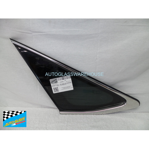 SUIT FOR LEXUS RX SERIES 2/2009 to 10/2015 - 5DR WAGON - PASSENGERS - LEFT SIDE REAR SIDE CARGO GLASS - ENCAPSULATED - PRIVACY GREY - GENUINE - NEW