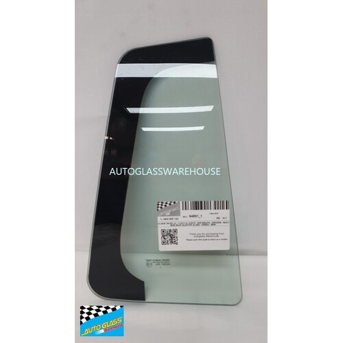 HOLDEN CRUZE JH - 11/2011 to 12/2016 - 5DR WAGON - DRIVERS - RIGHT SIDE REAR QUARTER GLASS - GREEN - NEW