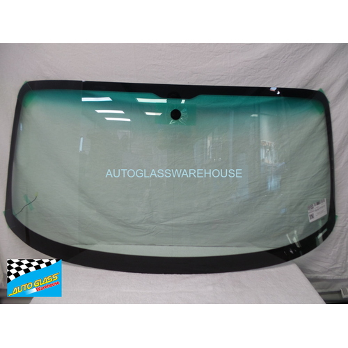 PORSCHE BOXSTER 986 - 1/1997 to 2/2005 - 2DR CONVERTIBLE - FRONT WINDSCREEN GLASS - ANTENNA, ENCAPSULATED - GREEN - VERY LIMITED - NEW