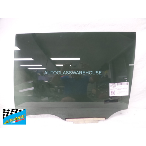 SUBARU OUTBACK 7TH GEN - 3/2021 TO CURRENT - 4DR WAGON (BT) - PASSENGERS - LEFT SIDE REAR DOOR GLASS - WITH FITTING, PRIVACY GREY - NEW