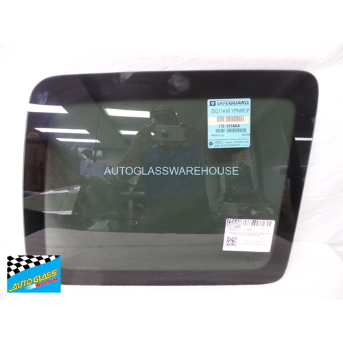 JEEP CHEROKEE KK - 2/2008 TO 5/2014 - 4DR WAGON - DRIVERS - RIGHT SIDE REAR CARGO GLASS - (ORIGINAL PART) - PRIVACY GREY - NEW