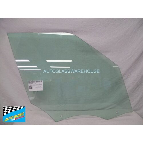 RANGE ROVER L405 1/2013 TO 6/2022 - 4DR WAGON - DRIVER - RIGHT SIDE FRONT DOOR GLASS - GREEN - 2 HOLES - NEW