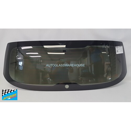 MG HS SAS23 - 10/2019 to CURRENT - 5DR SUV - REAR WINDSCREEN GLASS - (ANTENNA, CLEAR, 1 HOLE, HEATED) - (SECOND-HAND)