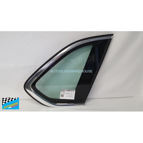 BMW X5 F15/F85 - 9/2013 TO 11/2018 - 5DR SUV - DRIVERS - RIGHT SIDE REAR CARGO GLASS - GREEN - (SECOND-HAND)