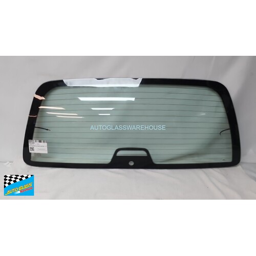 MERCEDES E CLASS W210 - 1/1996 - 8/2002 - 4 DOOR WAGON - REAR WINDSCREEN GLASS - GREEN - HEATED - NEW