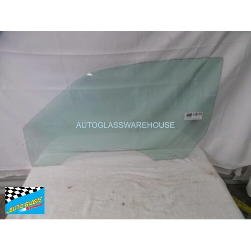AUDI A4 B6/B7 - 12/02 TO 12/09 - 2DR CONVERTIBLE - PASSENGERS - LEFT SIDE FRONT DOOR GLASS - 1 HOLE - GREEN - NEW