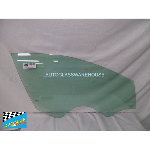 HOLDEN COMMODORE ZB - 2/2018 TO 10/2020 - 5DR LIFTBACK/WAGON - DRIVER - RIGHT SIDE FRONT DOOR GLASS - 2 HOLES, SOLAR GLASS - GREEN - NEW
