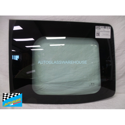 LDV G10 - 04/2015 to CURRENT - VAN -DRIVERS - RIGHT SIDE REAR BARN-DOOR GLASS - NON HEATED - GREEN - NEW