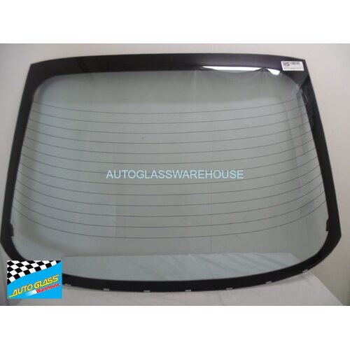 PROTON PERSONA GLI - 11/1996 TO 3/2005 - 5DR HATCH - REAR WINDSCREEN GLASS - HEATED (NO HOLES FOR BRAKE LIGHT) - (SECOND-HAND)