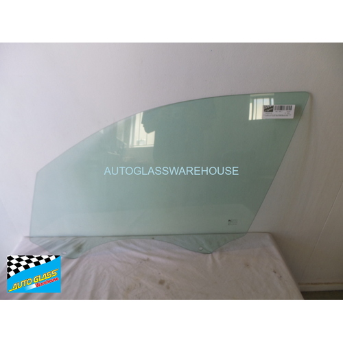 AUDI Q5 8R - 3/2009 to 3/2017 - 4DR SUV - PASSENGERS - LEFT SIDE FRONT DOOR GLASS - 2 HOLES - GREEN - (LIMITED STOCK) - NEW 