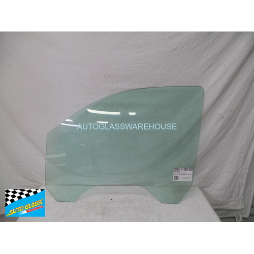 CHEVROLET CHEYENNE,SILVERADO/GMC SIERRA - 1/2014 TO CURRENT - 4DR DUAL CAB - PASSENGER - LEFT SIDE FRONT DOOR GLASS - GREEN - NEW