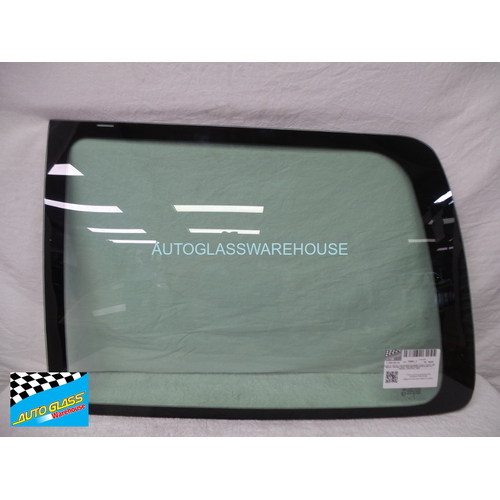 suitable for TOYOTA LANDCRUISER 100 SERIES- 3/1998 to 10/2007 - 5DR WAGON - DRIVERS - RIGHT SIDE REAR BARN DOOR GLASS - NOT HEATED - LOW STOCK - NEW