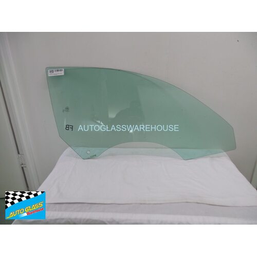FORD MUSTANG AA - 10/2015 TO 11/2023 - 2DR COUPE - DRIVERS - RIGHT SIDE FRONT DOOR GLASS - 1 HOLE - GREEN - NEW (LIMITED STOCK)