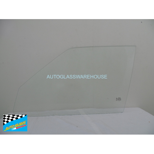 suitable for TOYOTA COROLLA AE82 - 4/1985 To 5/1989 - SEDAN/HATCH (NOT SECA) - PASSENGERS - LEFT SIDE FRONT DOOR GLASS - CLEAR - NEW