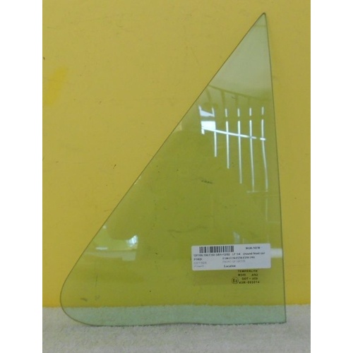 FORD F150, F350 / BRONCO - 3/1981 to 12/1992 - UTE - LEFT SIDE FRONT QUARTER GLASS (ROUND FRONT) - NEW