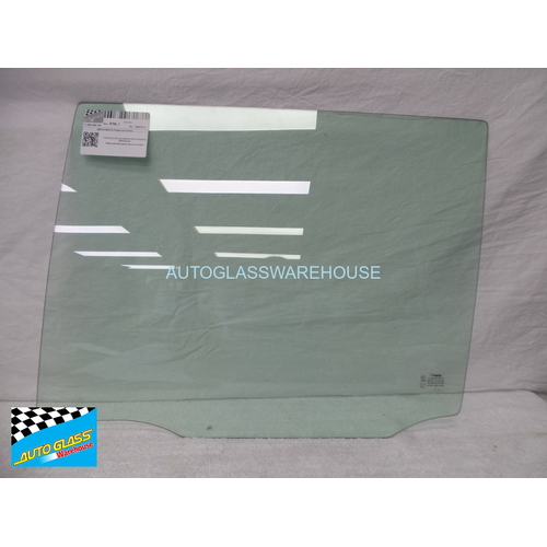 MAZDA PREMACY CP JM - 2/2001 to 6/2003 - 5DR WAGON - PASSENGERS - LEFT SIDE REAR DOOR GLASS - GREEN - NEW