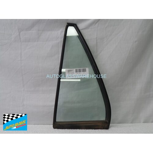 MITSUBISHI LANCER CH - 9/2004 to 8/2007 - 5DR WAGON - PASSENGERS - LEFT SIDE REAR QUARTER GLASS - GREEN (SECONDHAND)