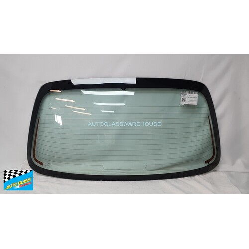 NISSAN MICRA K11 - 3/5DR HATCH 8/95>2002 - REAR WINDSCREEN GLASS - GREEN - HEATED - NO WIPER HOLE - NEW