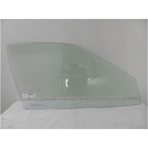PROTON PERSONA GLi - 11/1996 to 3/2005 - SEDAN/HATCH - DRIVER - RIGHT SIDE FRONT DOOR GLASS -  - 2 HOLES - GREEN - NEW