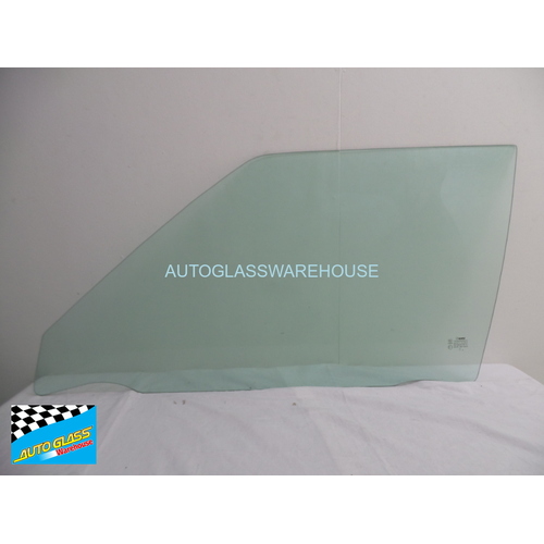 suitable for TOYOTA CAMRY SV10 - 4/1983 to 4/1987 - 4DR SEDAN - PASSENGERS - LEFT SIDE FRONT DOOR GLASS - GREEN - NEW