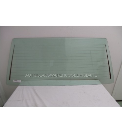 suitable for TOYOTA COROLLA AE80 - 4/1985 To 2/1989 - 5DR HATCH - REAR WINDSCREEN GLASS - HEATED - CLEAR - NEW