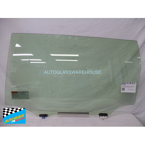 suitable for TOYOTA TARAGO ACR50R - 3/2006 to CURRENT - WAGON - PASSENGERS - LEFT SIDE REAR SLIDING DOOR WINDUP WINDOW - W/FITTINGS - GREEN - NEW