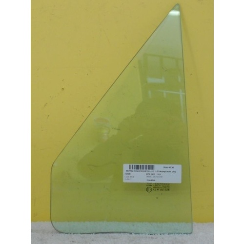 FORD F150 F150, F350 - 1/1993 to 1/2001 - PICK UP UTE - LEFT SIDE FRONT QUARTER GLASS - (SQUARE FRONT) - NEW