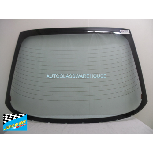 PROTON PERSONA GLi - 11/1996 to 3/2005 - 5DR HATCH - REAR WINDSCREEN GLASS - HEATED (NO HOLES FOR BRAKE LIGHT) - (Second-hand)